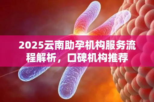 2025云南助孕机构服务流程解析，口碑机构推荐