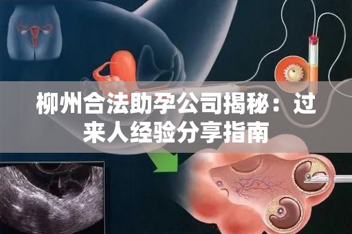 柳州合法助孕公司揭秘：过来人经验分享指南