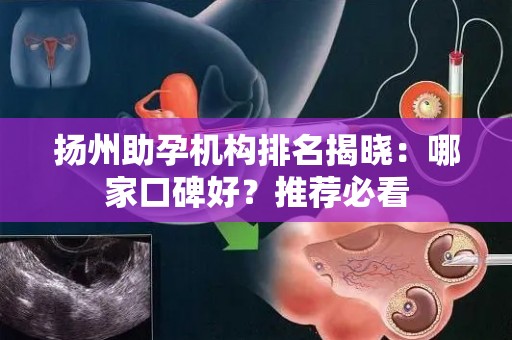 扬州助孕机构排名揭晓：哪家口碑好？推荐必看