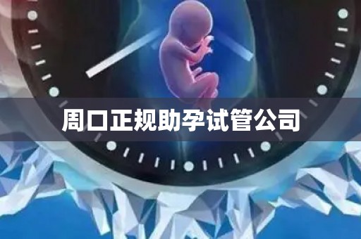 周口正规助孕试管公司