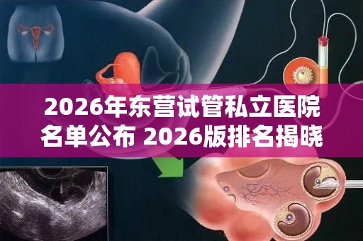 2026年东营试管私立医院名单公布 2026版排名揭晓!