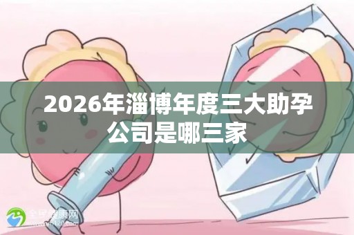 2026年淄博年度三大助孕公司是哪三家