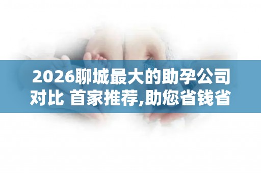 2026聊城最大的助孕公司对比 首家推荐,助您省钱省心