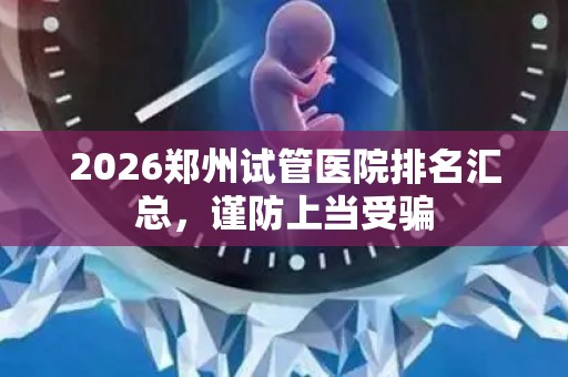 2026郑州试管医院排名汇总，谨防上当受骗