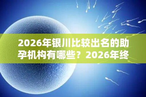 2026年银川比较出名的助孕机构有哪些？2026年终评比结果