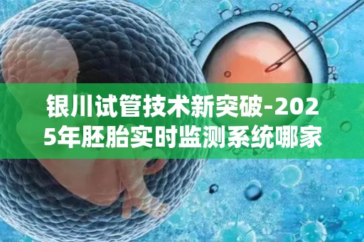 银川试管技术新突破-2025年胚胎实时监测系统哪家更精准？