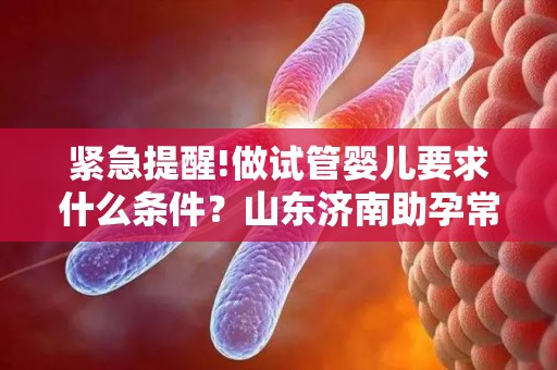 紧急提醒!做试管婴儿要求什么条件？山东济南助孕常见10大误区!