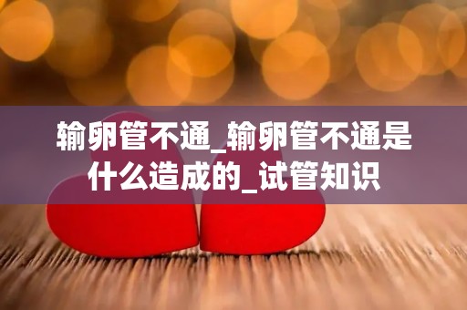 输卵管不通_输卵管不通是什么造成的_试管知识