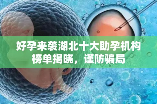 好孕来袭湖北十大助孕机构榜单揭晓，谨防骗局