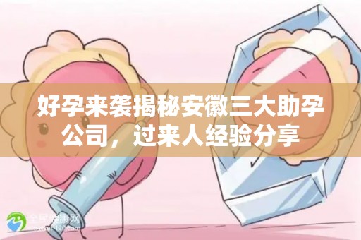 好孕来袭揭秘安徽三大助孕公司，过来人经验分享