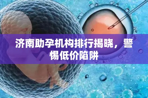 济南助孕机构排行揭晓，警惕低价陷阱