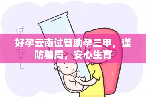 好孕云南试管助孕三甲，谨防骗局，安心生育