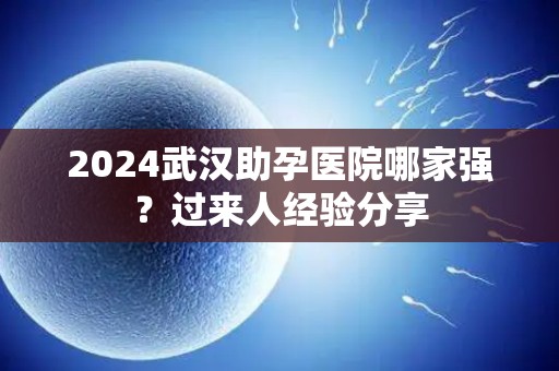 2024武汉助孕医院哪家强？过来人经验分享