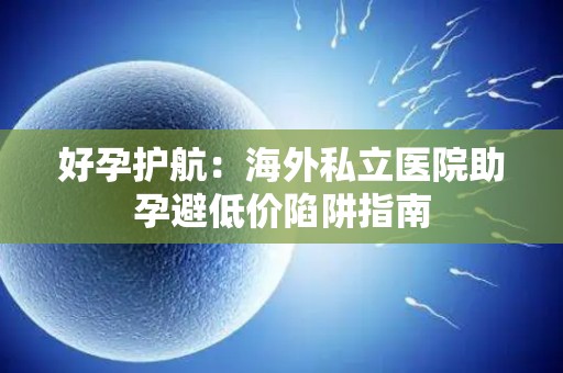 好孕护航：海外私立医院助孕避低价陷阱指南