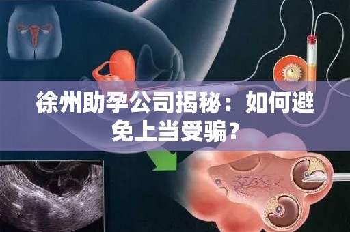 徐州助孕公司揭秘：如何避免上当受骗？