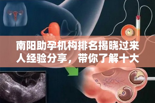 南阳助孕机构排名揭晓过来人经验分享，带你了解十大助孕机构