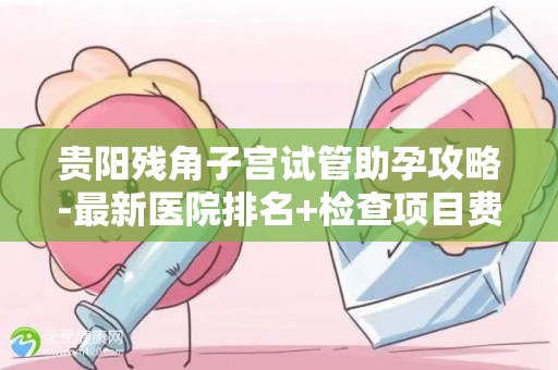 贵阳残角子宫试管助孕攻略-最新医院排名+检查项目费用解析!