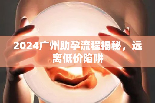 2024广州助孕流程揭秘，远离低价陷阱