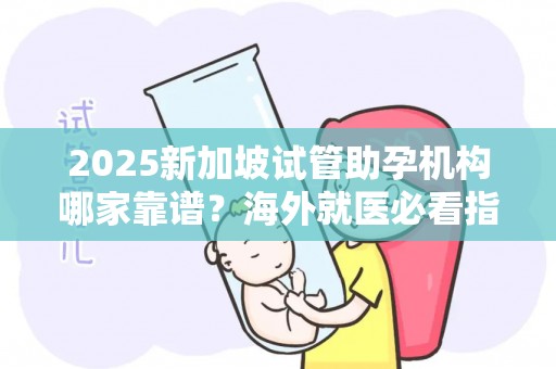 2025新加坡试管助孕机构哪家靠谱？海外就医必看指南!