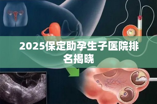 2025保定助孕生子医院排名揭晓