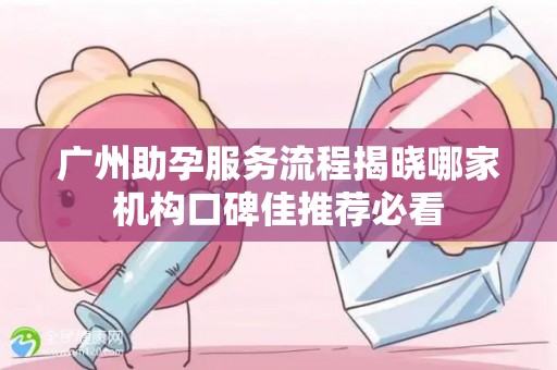 广州助孕服务流程揭晓哪家机构口碑佳推荐必看