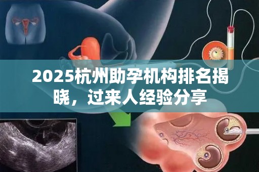 2025杭州助孕机构排名揭晓，过来人经验分享