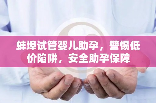 蚌埠试管婴儿助孕，警惕低价陷阱，安全助孕保障