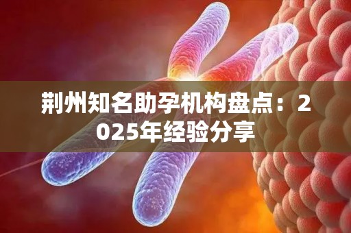 荆州知名助孕机构盘点：2025年经验分享
