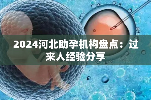2024河北助孕机构盘点：过来人经验分享