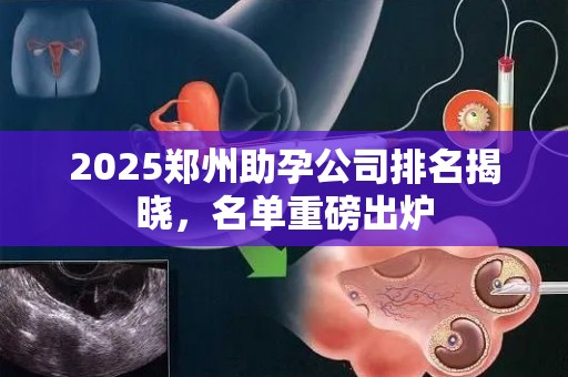 2025郑州助孕公司排名揭晓，名单重磅出炉