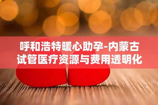 呼和浩特暖心助孕-内蒙古试管医疗资源与费用透明化说明!