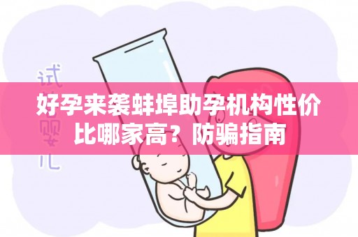 好孕来袭蚌埠助孕机构性价比哪家高？防骗指南