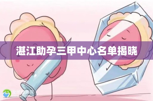 湛江助孕三甲中心名单揭晓