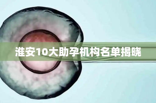 淮安10大助孕机构名单揭晓