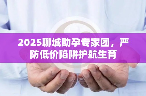 2025聊城助孕专家团，严防低价陷阱护航生育