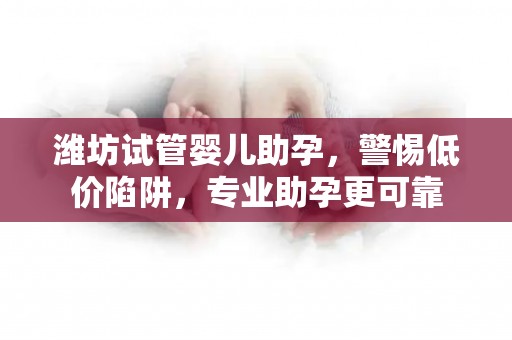 潍坊试管婴儿助孕，警惕低价陷阱，专业助孕更可靠