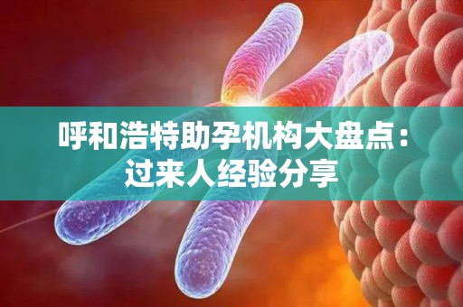 呼和浩特助孕机构大盘点：过来人经验分享