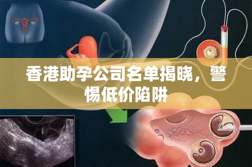 香港助孕公司名单揭晓，警惕低价陷阱