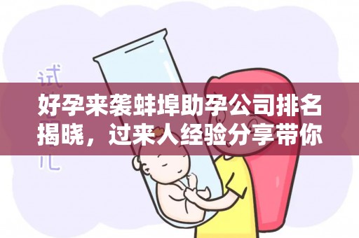 好孕来袭蚌埠助孕公司排名揭晓，过来人经验分享带你深入了解