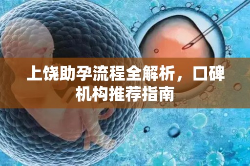 上饶助孕流程全解析，口碑机构推荐指南