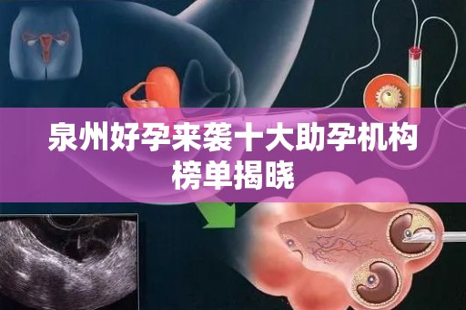 泉州好孕来袭十大助孕机构榜单揭晓