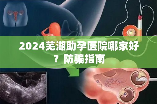 2024芜湖助孕医院哪家好？防骗指南