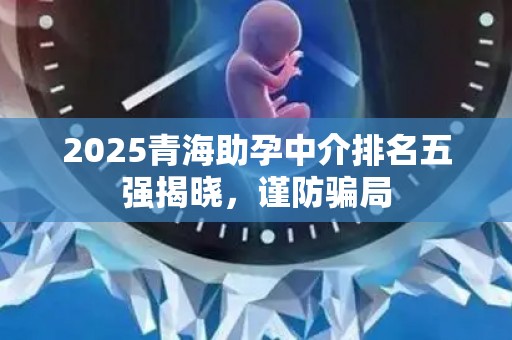 2025青海助孕中介排名五强揭晓，谨防骗局