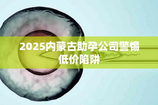 2025内蒙古助孕公司警惕低价陷阱