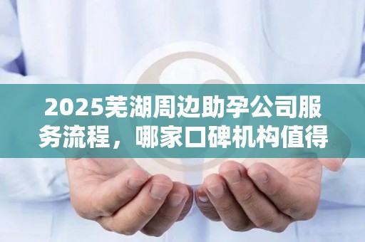 2025芜湖周边助孕公司服务流程，哪家口碑机构值得推荐？