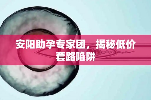 安阳助孕专家团，揭秘低价套路陷阱