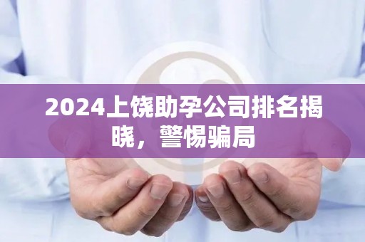 2024上饶助孕公司排名揭晓，警惕骗局
