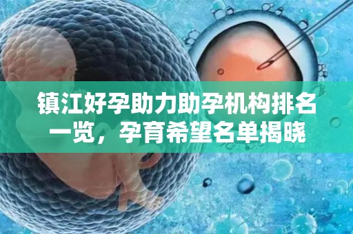 镇江好孕助力助孕机构排名一览，孕育希望名单揭晓