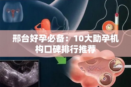 邢台好孕必备：10大助孕机构口碑排行推荐
