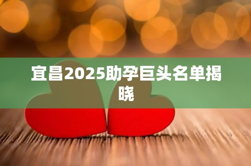 宜昌2025助孕巨头名单揭晓